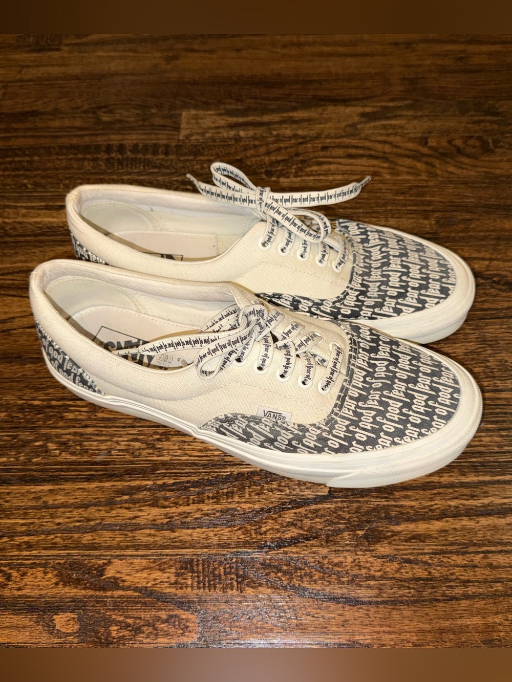 Fear of God x Vans Era 95 DX Collection 2 White Monogram Shoes Size 11.5